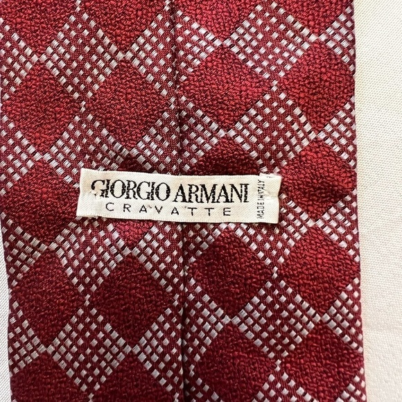 GIORGIO ARMANI Vintage Men’s Neck Tie, 100% Silk, OS - Picture 3 of 4
